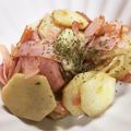00kryas00's cooksnap of when they made 超簡単！里芋とベーコンのニンニク炒め.