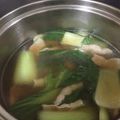 クックORCXNK☆'s cooksnap of when they made チンゲン菜とベーコンのスープ.