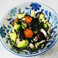 ぺぱにゃん's cooksnap of when they made ひじきとアボカドのわさび醤油和え.