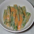 ガッキーパパ's cooksnap of when they made クリーミーおくら☆.