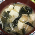うさこママ★'s cooksnap of when they made 減塩で意外と時短★我が家の定番の味噌汁.