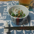 ダイナマイト漆黒's cooksnap of when they made 簡単♪春菊のしらす納豆和え.