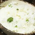 みず＊'s cooksnap of when they made グリンピースご飯【後のせ方式】.