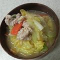 サーフブレイド's cooksnap of when they made 食べ応えあり！炒め野菜のお味噌汁♫.