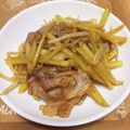 ゆいまるneco's cooksnap of when they made 豚肉　もやし　じゃがいも　炒め.