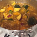 クックJNHAK0☆'s cooksnap of when they made かぼちゃとさつまいものひき肉あんかけ.
