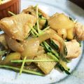 emixemi83's cooksnap of when they made フライパンひとつで＊鶏肉と大根の炒め煮.