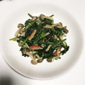 namil7's cooksnap of when they made ほうれん草とカニかましめじのバター炒め.
