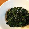 ♡9637♡'s cooksnap of when they made オリーブオイルで春菊のおひたし.