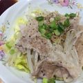 きよやよ's cooksnap of when they made にんにくポン酢にはまりました☆豚きゃべっ.