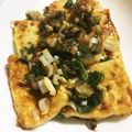 ちづりんも's cooksnap of when they made 昆布ぽん酢で「ネギ＋ごま」な豆腐ステーキ.