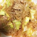 クックADNRKG☆'s cooksnap of when they made 春雨とキャベツの炒め物.