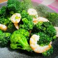 ののかーにゃ's cooksnap of when they made エビとブロッコリーのガーリック炒め.