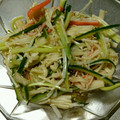 ナーちゃん's cooksnap of when they made 3分★ヘルシー【エノキと胡瓜の中華和え】.