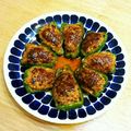 YUZVIO's cooksnap of when they made ピーマンの肉詰め★照り焼き味.