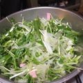 モリマコ＠'s cooksnap of when they made 簡単♪鯖缶＆水菜・新玉混ぜ混ぜサラダ.