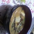 haricho's cooksnap of when they made 卵白消費に、なめこと生わかめの味噌汁.