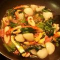 kerokero77's cooksnap of when they made カブのあんかけ煮物♪チクワとほうれん草.