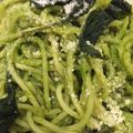 クック4ESO10☆'s cooksnap of when they made バジルペースト・本当のジェノべーゼ♪.