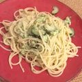 mamijo's cooksnap of when they made 緑のパスタ☆ズッキーニ.