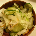 chiriri10's cooksnap of when they made きゅうりとちくわのサラダ.