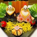 kikuちん's cooksnap of when they made ひな祭りのお寿司＊お雛様とてまり寿司.