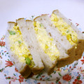龍青空ママ's cooksnap of when they made とうもろこし＆卵サンド.