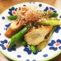 YUKIKI☆'s cooksnap of when they made 【簡単】ごぼう天とアスパラのお浸し.