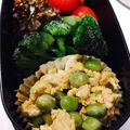 いちご大福555's cooksnap of when they made お弁当に☆グリーンピースの卵とじ.