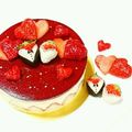 ＝kimi＝'s cooksnap of when they made バレンタインに簡単可愛いいちごチョコ*.