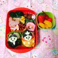 chicchipoppo's cooksnap of when they made 簡単キャラ弁♪ひな祭り♪お雛様＆お内裏様.