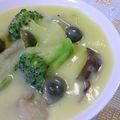 アルミ猫's cooksnap of when they made さつまいもときのこのクリームシチュー.