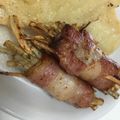 miponnu's cooksnap of when they made 簡単おつまみ！うま旨ベーコンごぼう揚げ☆.