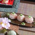 satomi916's cooksnap of when they made ひな祭りに☆生ハムのてまり寿司.