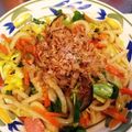 ゆてぃこ姫's cooksnap of when they made シャキシャキ野菜のあんかけ焼きうどん.