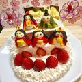 すみしば's cooksnap of when they made ひなまつりに♪ひな壇ケーキ（2段＆3段）.