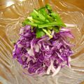 がるこむぎ's cooksnap of when they made 大根と紫キャベツのサラダ.