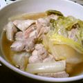 J・0505's cooksnap of when they made 白菜があれば！大好き鶏はくさい蒸し鍋♡.