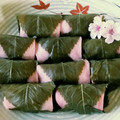 amao37's cooksnap of when they made モチモチ♪我が家の桜餅(焼・関東風).