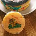 ウマミナチュレ's cooksnap of when they made レンジで簡単お絵かきパンケーキアート.