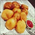 ☆凛ちゃんmama☆'s cooksnap of when they made 簡単！ミニミニアメリカンドッグ☆HM使用.
