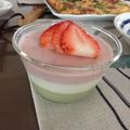 momo10300's cooksnap of when they made ＊ひな祭り三色パンナコッタ＊.