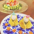 いまなつ28's cooksnap of when they made 簡単生ハムサラダ♡ひな祭りバージョン.