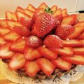 モニエ♡'s cooksnap of when they made バレンタインに❤　チョコ苺タルト.