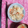 朋の介's cooksnap of when they made 鮭の炊き込みご飯.