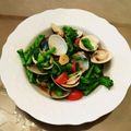 arutoren's cooksnap of when they made 雛祭り♡菜の花と蛤のにんにく酒蒸し.