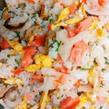 クックYIMPJ1☆'s cooksnap of when they made 基本の和食61　鮭とレンコンのちらし寿司.