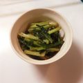 ジョンのお母ちゃん's cooksnap of when they made 簡単！カブの茎とジャコのポン酢炒め.
