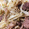 クックZODNSS☆'s cooksnap of when they made 牛肉のエノキもやし炒め.