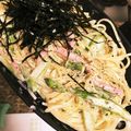 ☆yuki_smz☆'s cooksnap of when they made イカの塩辛とアスパラの生クリームパスタ♡.